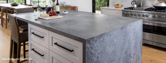 Foto Bancada em Caesarstone Rugged Concret