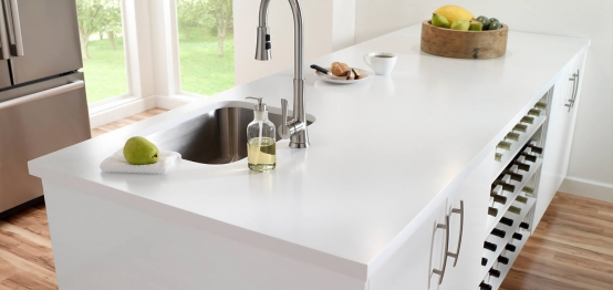 Orçamento: Bancada Ilha em Caesarstone Pure White