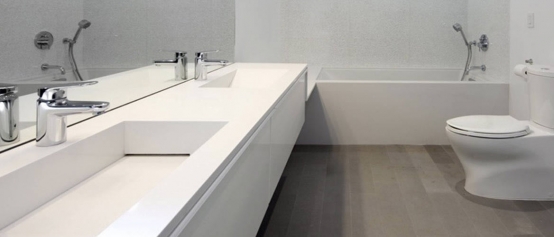 Cuba em Caesarstone Pure White