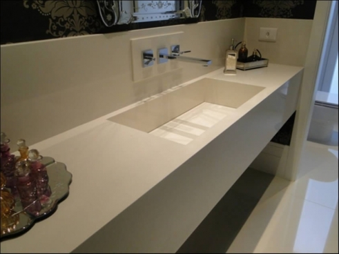 Cuba de Silestone Branco